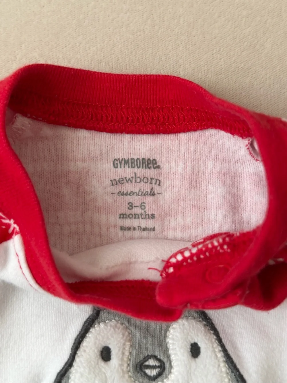 Gymboree Holiday Penguin Footed Sleeper 3-6M EUC Christmas Baby